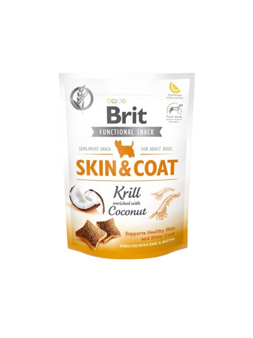 Brit Care Dog Functional Snack Skin&Coat Krill
