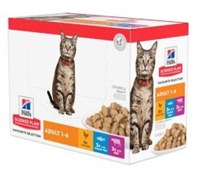 Hills Feline kapsa Adult Chicken&Beef&Ocean fish
