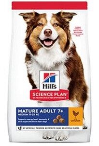 Hills Canine Dry Mature Adult 7+ Medium Chicken