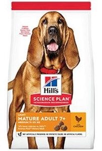 Hills Canine Dry Mature Adult 7+ Light Medium Chicken