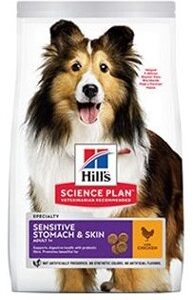 Hills Canine Dry Sensitive Stomach&Skin Adult Medium Chicken