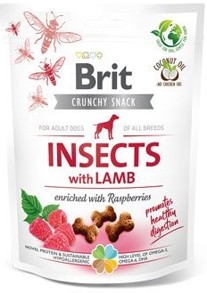 Brit Care Dog Crunchy Cracker Insect Lamb Raspber