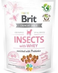 Brit Care Dog Crunchy Cracker Insect Puppy Whey ProbioticsTurkey Apples