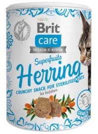 Brit Care Cat Snack Superfruits Herring
