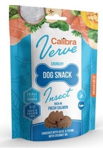 Calibra Dog Verve Crunchy Snack Insect&Fresh Salmon