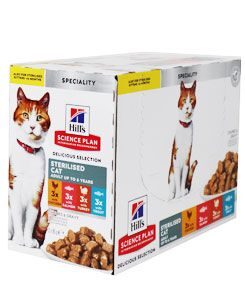 Hill's Feline SP Adult Sterilised Chick&Fish&Trout&Turkey Kapsa