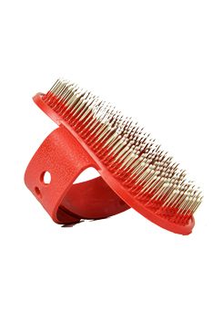 Kartáč gumový dlaňový Terier s drátky 12,5/7,5cm