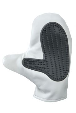 Rukavice vyčesávací koženka s gumou Trixie