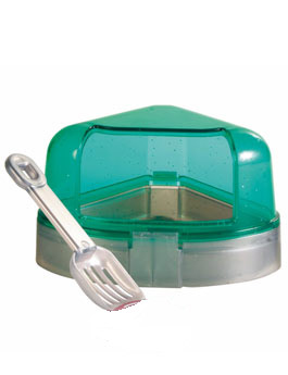 WC pro hlodavce rohové kryté