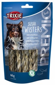 Trixie Premio SUSHI TWISTERS rybí copánky