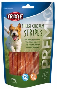 Trixie Premio CHICKEN CHEESE STRIPES se sýrem