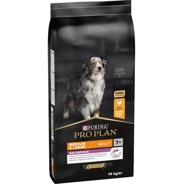 Pro Plan Dog Adult Medium&Large 7+Age Defence kuře