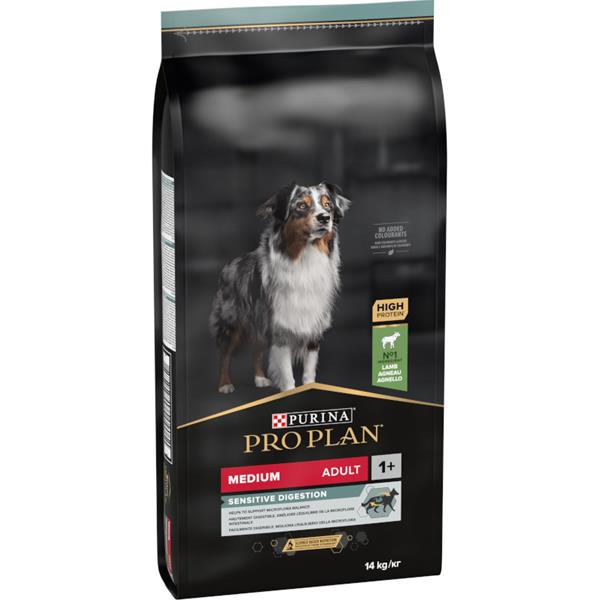 Pro Plan Dog Adult Medium Sensitive Digestion jehněčí