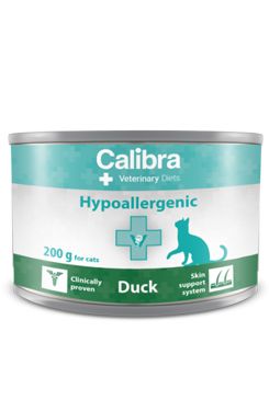 Calibra VD Cat Hypoallergenic konzerva Duck