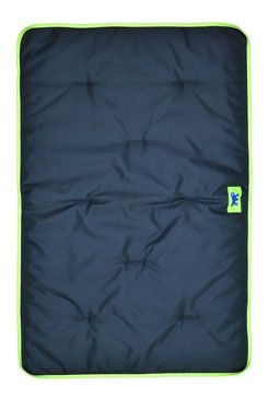 Polštář JOLLY černý+zelený lem