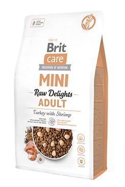 Brit Care Dog Mini FD Raw Delights Turkey&Shrimp