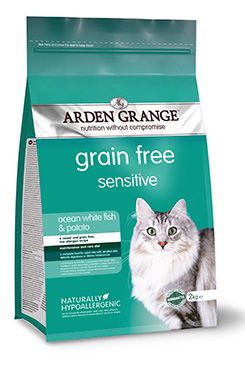 Arden Grange GF Cat Adult Sensitive Ocean White Fish&Potato