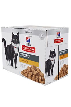 Hill's Feline SP Adult 7+ Sterilised Chicken Kapsa