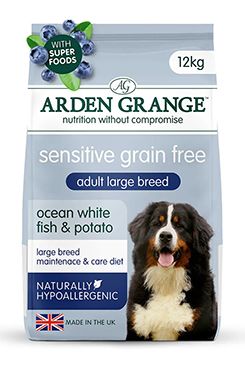 Arden Grange GF Dog Adult Large Sensitive Ocean White Fish&Potato